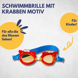 Best Sporting Schwimmbrille Kinder 4 Jahre bis 10 Jahre mit UV-Schutz I Kinder Schwimmbrille Antifog mit süßen Tiermotiven I Schwimmbrille Kinder 6 Jahre I Swimming Goggles Kids
