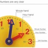 Mubuni 24-Hour Teaching Clock,Yellow Teaching Clock learn to time clock,Te/aching