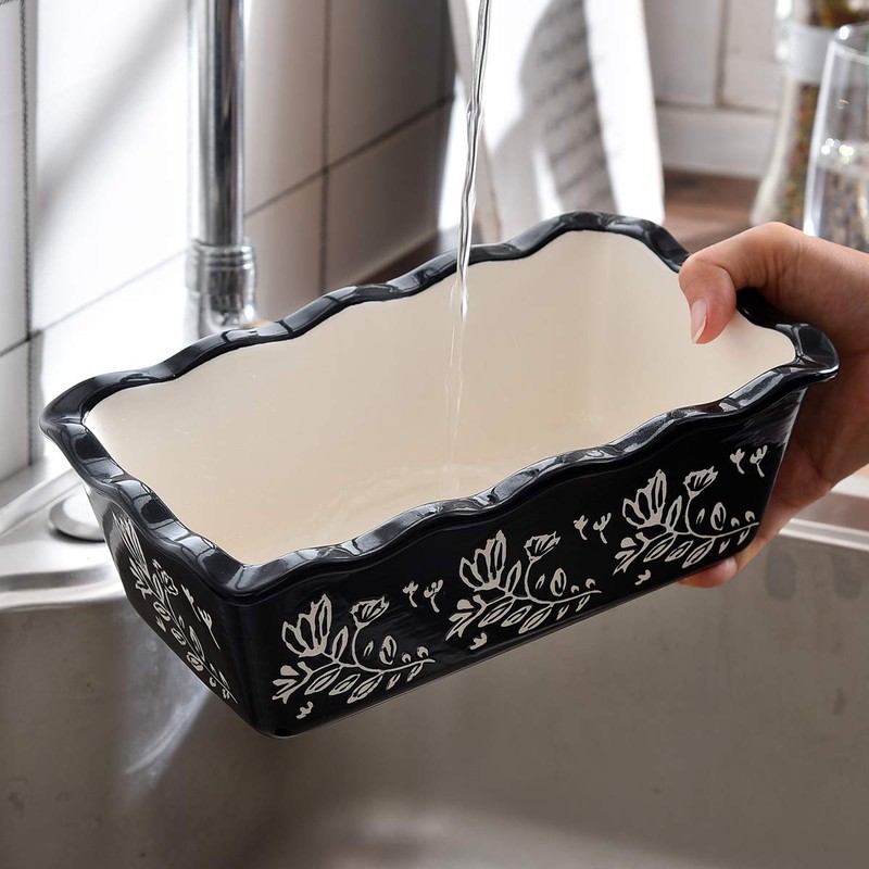 Wisenvoy Loaf Pans for Baking - Ceramic & Porcelain Nonstick