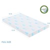 OUUI 5 Inch Full Mattress, Removable Washable Cover with Whales