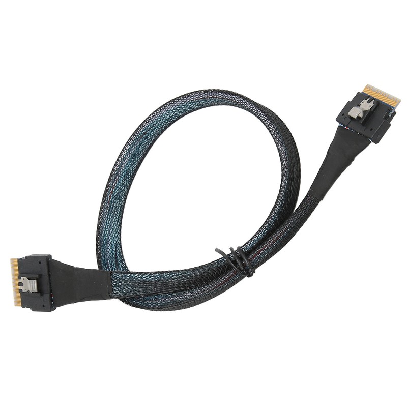 Data Transmission Cable Slim SAS SFF‑8654 8i to SFF‑8654 8i
