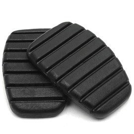 ROBUST 2 Pcs Clutch Brake Pedal Non Slip Car Pedal Cover Rubber Rubber Pad Covers Repalcement for Renault Clio II III Espace IV Kangoo Laguna II Megane II Modus Trafic II 7700416724 8200183752