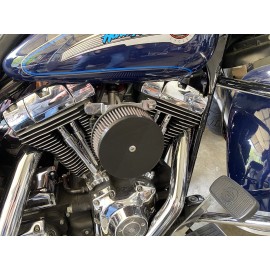 Lane Split Supply Co Harley Davidson, Motorcycle Air Filter Cover Air Cleaner Cover 5.5” Diameter
