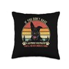 Vintage You'll Never Understand Black German Shepherd Owner Throw Pillow