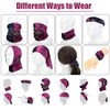 Syhood 12 Pcs African Neck Gaiter Bandanas for Women Head
