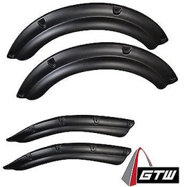 GTW Golf Cart Fender Flare Kit for Yamaha G29/Drive Golf Carts | Street Style | Compatible with 2007-2016 YDRA/YDRE Models - Set of Four