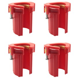 Taodan 4PCS Washbasin Faucet Fasteners Anti-loosening Nut Quick Release Faucet Fixing Hardware Accessories for Kitchen Bathroom Washbasin 32mm Male Pipe Faucet