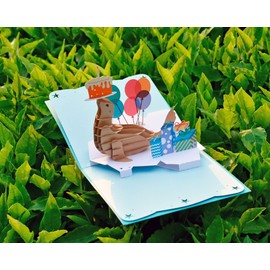 CUTPOPUP Seal Birthday Card Pop Up, 3D Animal Greeting Card (Seal) US8-BD082CA1515