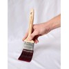 ROLLINGDOG 2.5" Paint Brush with Laser engraved Beechwood handle and