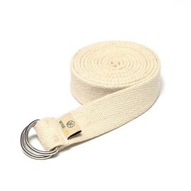 WiseLife Yoga Stretch Belt/Strap | Best for Daily Stretching, Yoga, Pilates, Physical Therapy, Fitness | 8 Feet Premium Cotton Strech Band