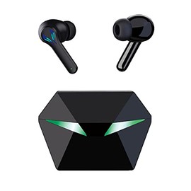 Audifonos Bluetooth 5.3,Audifonos Inalambricos con Toque Dactilar y Caja de Recarga Portátil de 20 Horas,Estéreo Real,Compatible con iOS Mac PC
