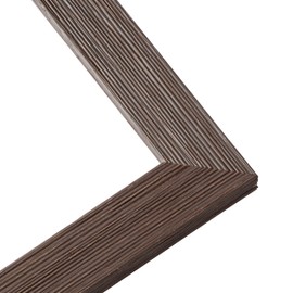 8.5x3.5 Frame Brown Distressed Barnwood Picture Frame | Rustic Farmhouse Photo Frame Includes UV Acrylic Shatter Guard Front, Acid Free Foam Backing Board, Hanging Hardware