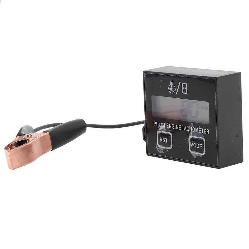 Pulse Engine Tachometer Small Digital LCD Display Speedometer 30000RPM for