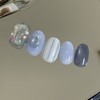 [Handmade Nail Tips] Mermaid Pearl Nail Tips - Short Oval