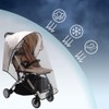 Universal Rain Cover for Pushchair Stroller, Clear Rain Cover for