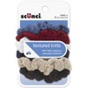 Scunci Effortless Beauty Mini Waffle Twisters, 6 Count