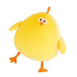 NatureMan Funny Fat Chicken Plush Pillow,38cm Super Soft Simulation Mother Hen Doll, Yellow Chicken Stuffed Animal Plush Toy for Boys Girls Festival Gifts