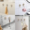 SOCONT Heavy Duty Vacuum Suction Cup Hooks, Oyster White Plated