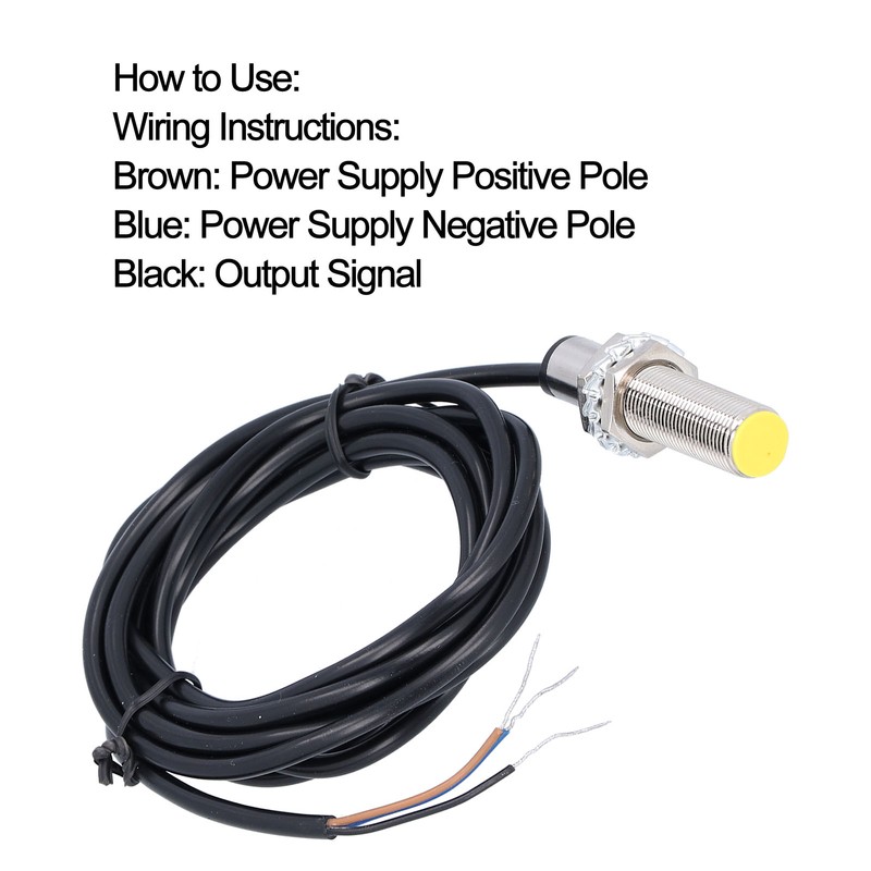 Proximity Switch 3 Wire Approach Sensor DC6‑36V M12 Accessory for