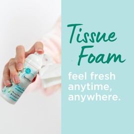 Femfresh Daily Tissue Foam, pH Balancing(*), No-Rinse Intimate Foam for Women, Dermatologically Tested and Vegan, 50 ml