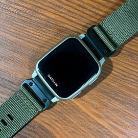 Glossy Durable Nylon Watch Band Compatible With Garmin Venu 4 (45mm)/ Venu 3 /Venu 2, (NOT Venu 2S/3S/X1)