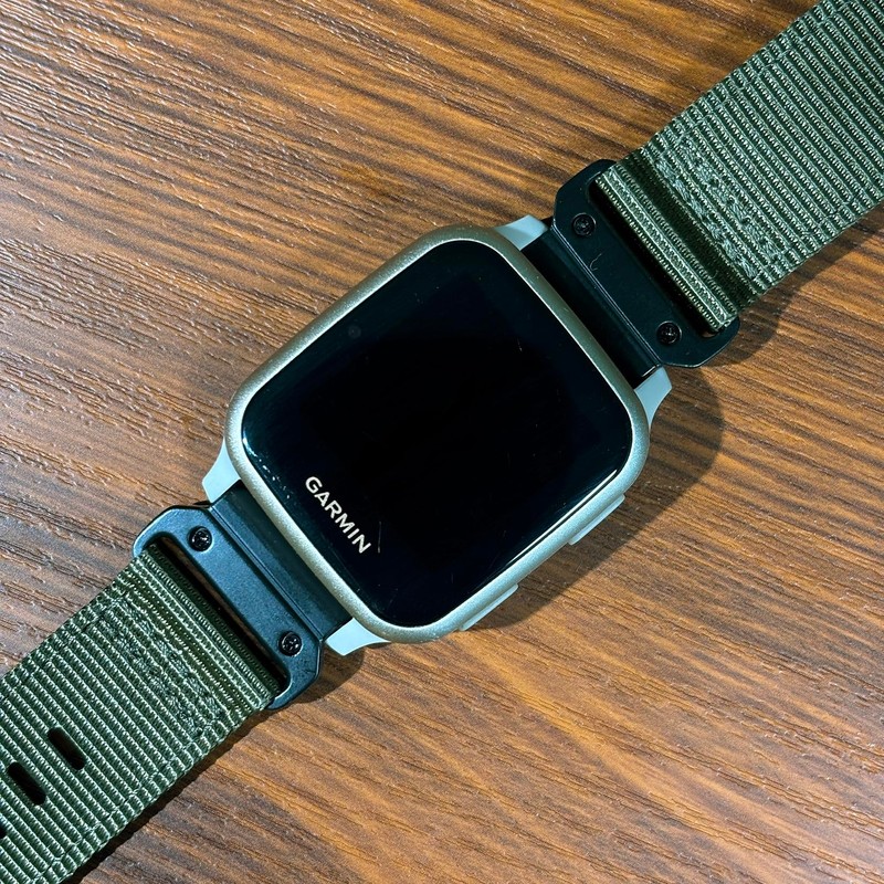 Glossy Durable Nylon Watch Band Compatible With Garmin Venu 4