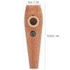 Wood Kazoo Smooth Kazoo Musical Instrument Portable Kazoo Toy Party