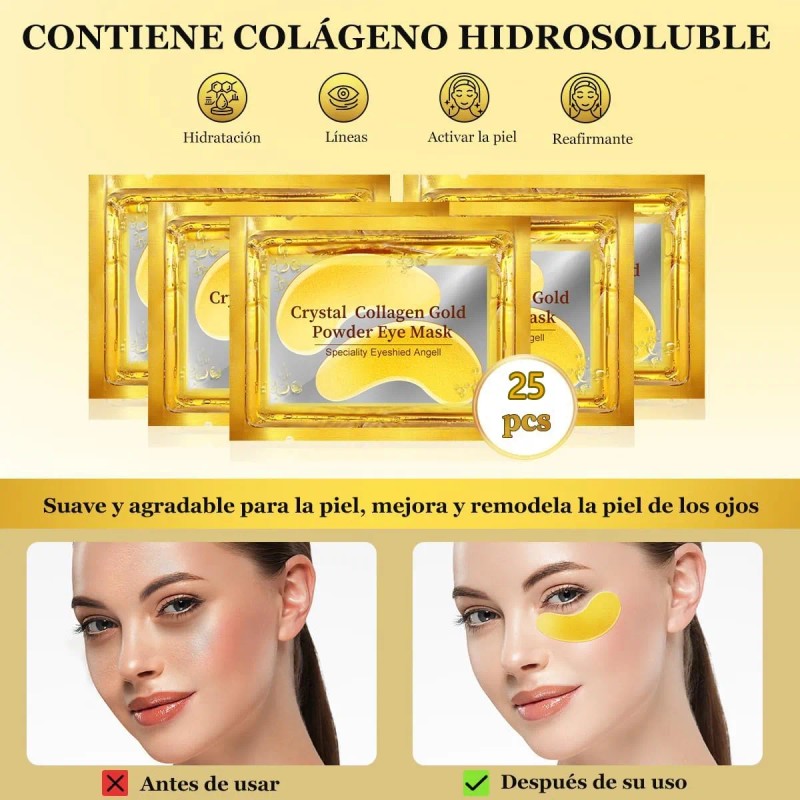 Parches Ojos Ojeras Colágeno