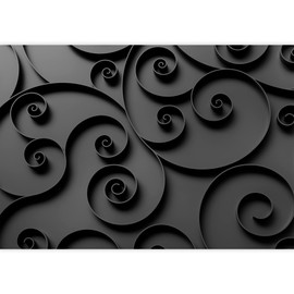 NWT Removable Wall Sticker/Wall Mural Duotone Plant Vine Tapestry Nature Wilderness Digital Art Modern Art Decorative Floral Botanical Contemporary for Living Room, Bedroom, Office - 66x96 inches