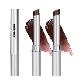 2Pcs Honey Lipstick Tinted Lip Balm,Almost Lipstick for All Skin, Hydrating and Nourishing Tinted Lip Balm for Women(Black)