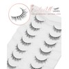Onlyall Short Natural Lashes Fake Eyelashes Wispy Natural Eyelashes D17
