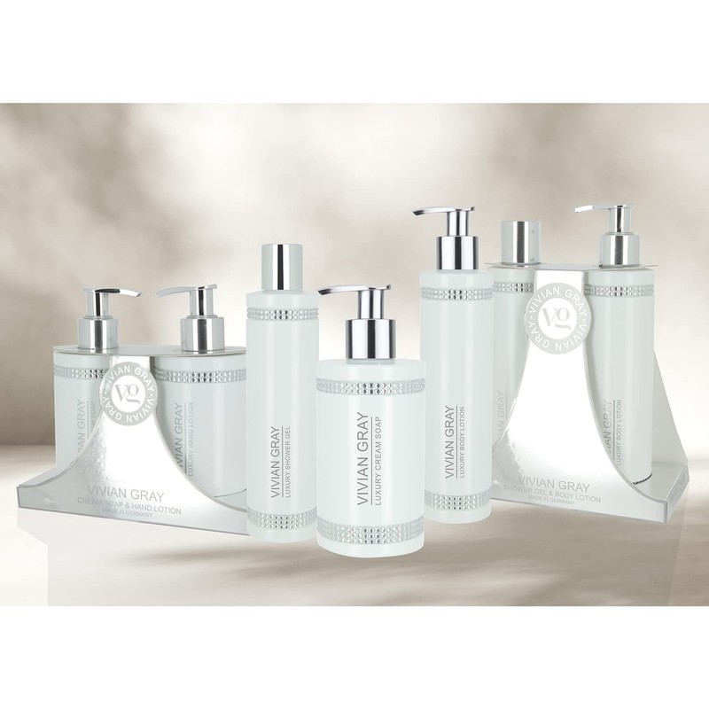 VIVIAN GRAY 3297 Crystals Body Care Set, White (500 ml)