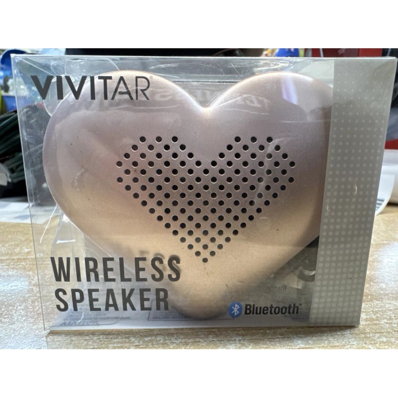 Vivitar TARGET BULLSEYE VIVITAR ROSE GOLD HEART SHAPED WIRELESS BLUETOOTH