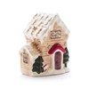 DARO DEKO Ceramic Christmas House Tea Light Holder 10 x