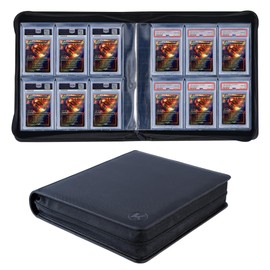KUOOKING Graded Card Binder – Holds 60 Slabs, 6-Pocket Binder for PSA Standard Card Slabs