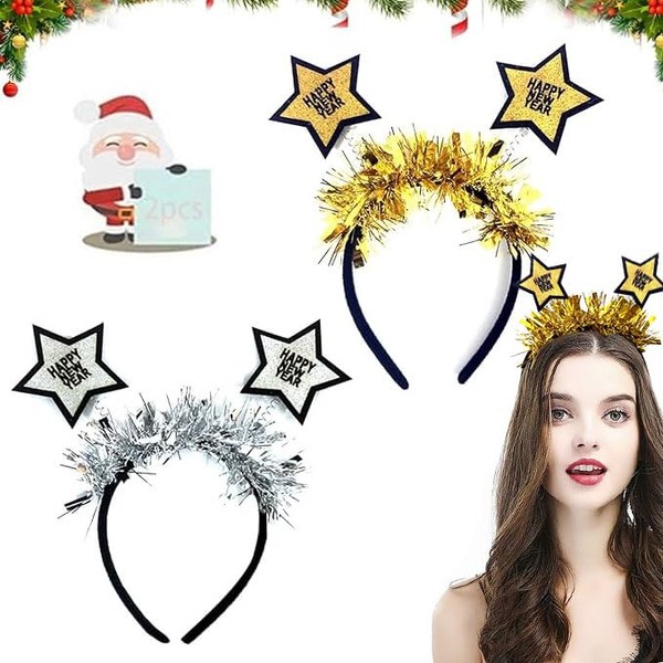 Happy New Year Headband, Pack of 2 New Year's Eve