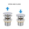 Brass Freestanding Tub Drain, Pop Up Freestanding Tub Drain Plug,