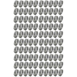 OCS Parts – Oetiker Ear Clamps 167 Series, 304 Stainless Steel, 15.3 mm Size, Pack of 100, Band Dimension 7 x 0.6 mm, Includes OCS Parts 2-Year Warranty