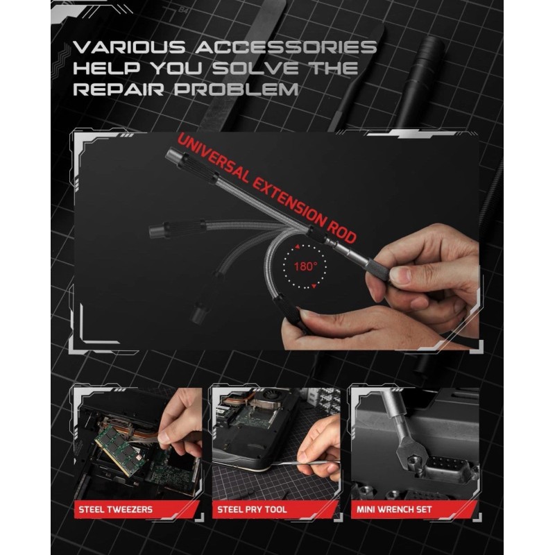 VMAN 128 in 1 Electronics Precision Screwdriver Set, Professional Magnetic