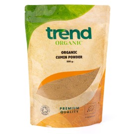 Trend Organic Cumin Powder, Versatile Kitchen Essential, Ideal Spice for Baking and Cooking with Earthy Flavour, Certified Organic, Vegan, Non-GMO, No Additives No Preservatives, Raw, 500g
