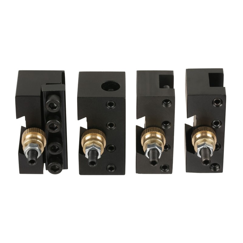 4pcs Mini Lathe Quick Change Tool Post Holder Kit Boring