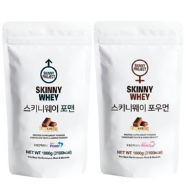 스키니웨이 포맨+포우먼(초코) 1+1 단백질보충제 Skinny Way for Men + Women (Choco) 1+1 Protein Supplement