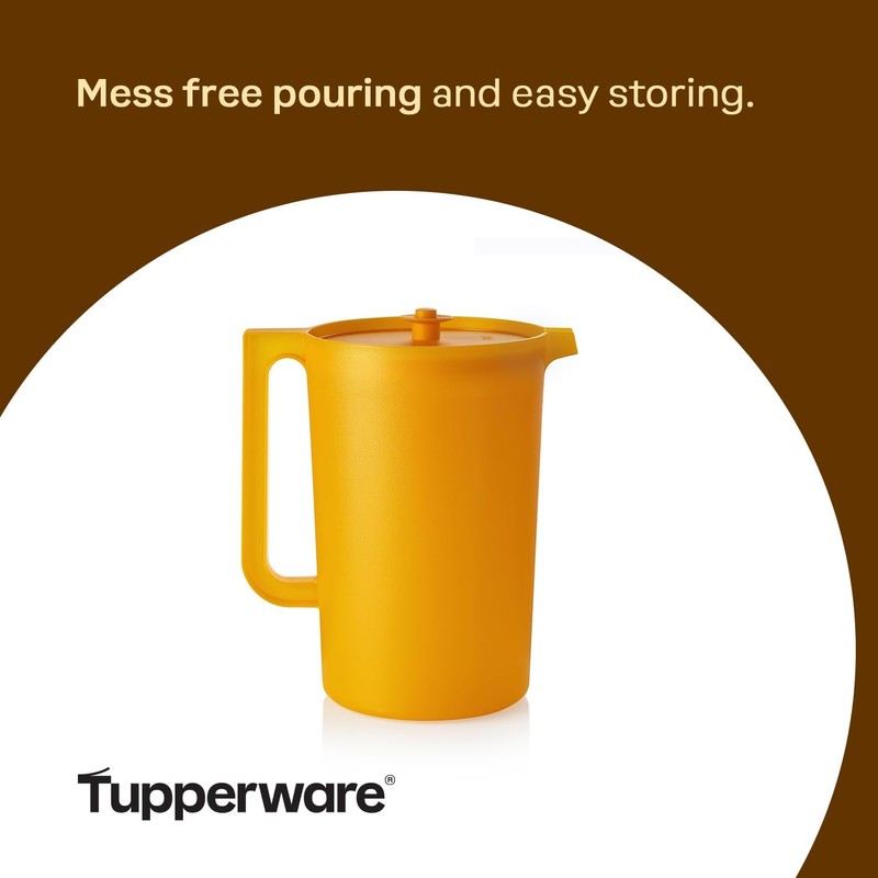 Tupperware Impressions Classic Sheer 1 Gallon Pitcher with Lid in