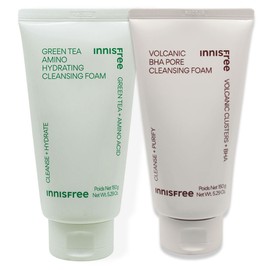 Innisfree Green Tea Foam Volcanic Cluster Foam Cleansing Foam Green Tea Foam / 이니스프리 그린티폼화산송이폼클렌징폼 그린티폼