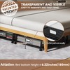 PHINOX Under Bed Storage Containers with Wheels - Shoe Storage
