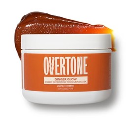 oVertone Overtone Color Depositing Semi-Permanent Hair Dye Conditioner - 8 oz For Natural & Color-Treated Hair, Moisturizing Shea Butter & Coconut Oil - Vegan & Cruelty-Free, Ginger is now Ginger Glow