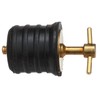 Seachoice Twist-Turn 1.25 in. Marine Boat Brass Drain Plug w/Neoprene