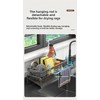 Multi-Functional Sink draining Rack, Equipped with a Cloth Rod for