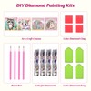 Qukle 4 Pack Animals Diamond Painting Kits, Diamond Art Kits