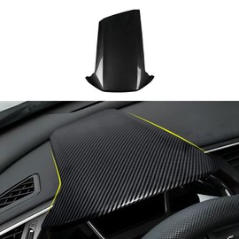 BRMYL Car Dashboard Instrument Protective Cover Decals for 2016-2021 Honda Civic 10th Gen Accessories ABS Carbon Fiber Stickers
